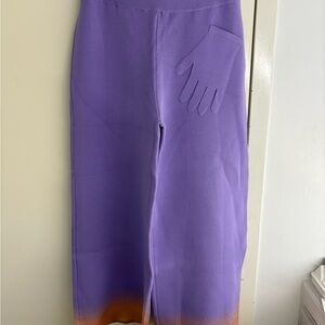 PH5 Purple Gradient Knit Pants with Glove Pocket